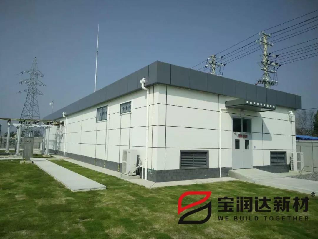 聚氨酯封邊巖棉夾芯板應用國家變電站施工流程及注意事項